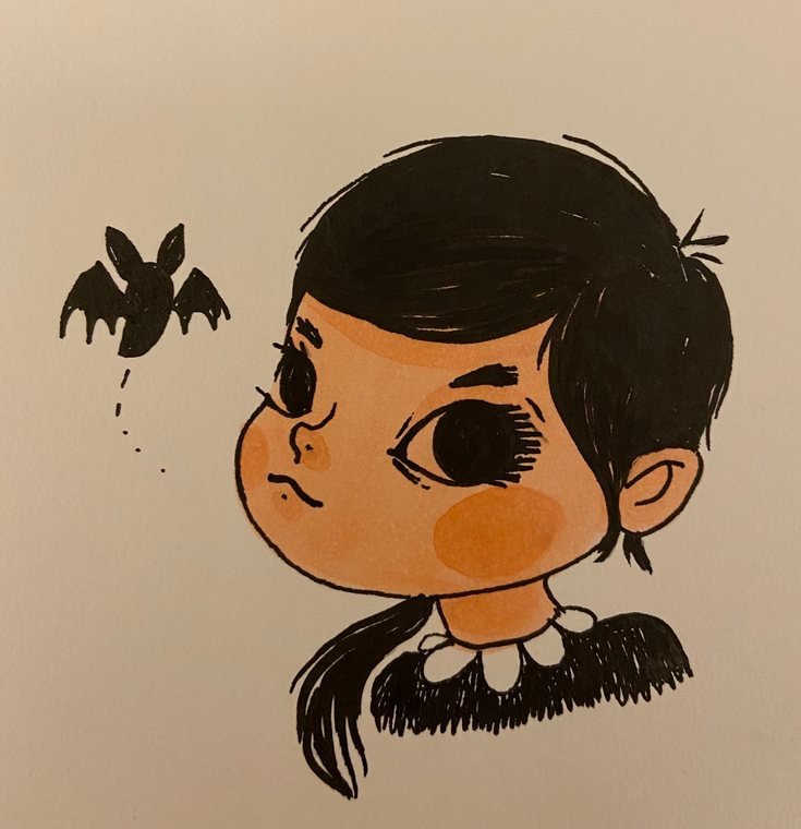 Copic marker character study 10 by Helena Garcia